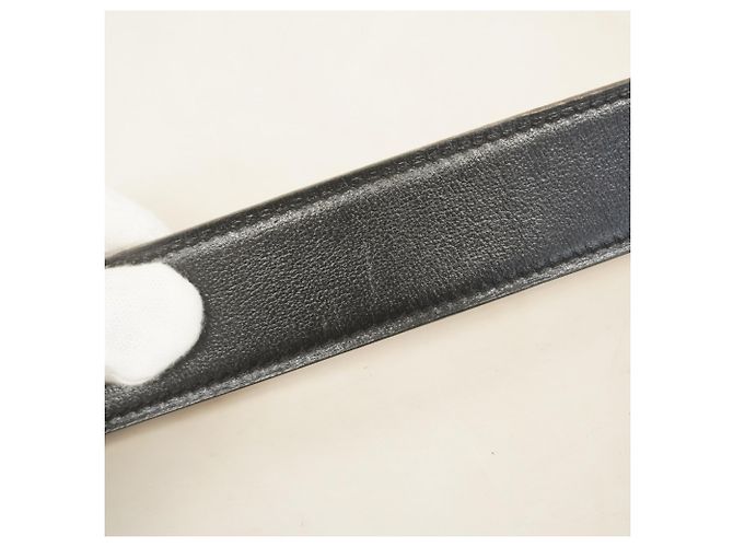 Cintura Constance di Hermès in Nero e Oro D'oro - vista 7