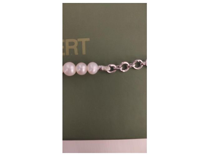 Autre Marque Bracciale Veert Trio Oro Bianco Onice Verde e Perla Silver hardware - vista 15