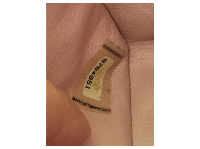 Chanel Timeless Handtasche aus rosa gestepptem Leder Pink - Ansicht 13