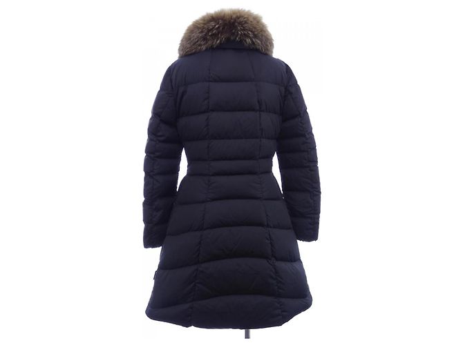 Abrigo de Plumas Moncler HIRONDELLE Azul Azul marino - vista 2