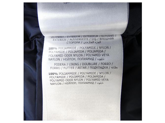 Abrigo de Plumas Moncler HIRONDELLE Azul Azul marino - vista 3