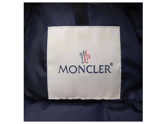 Abrigo de Plumas Moncler HIRONDELLE Azul Azul marino - vista 5