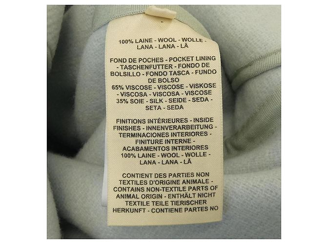 Hermès Abrigo de Lana Hermes 3H0187DK Azul - vista 3