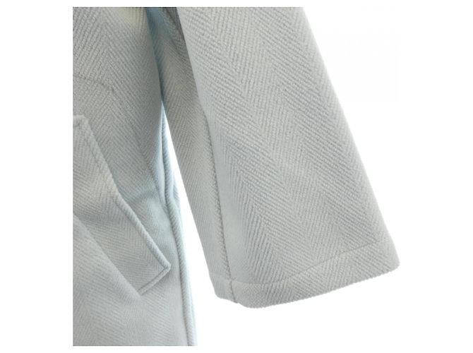 Hermès Abrigo de Lana Hermes 3H0187DK Azul - vista 6