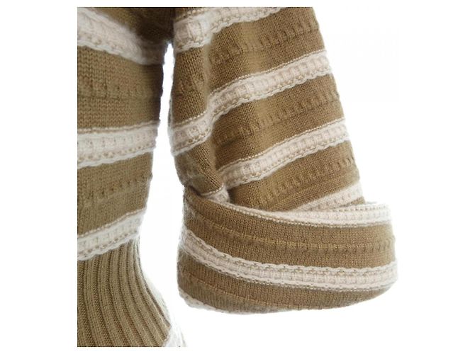 Timeless Cárdigan largo 100% cachemira Chanel Beige - vista 6