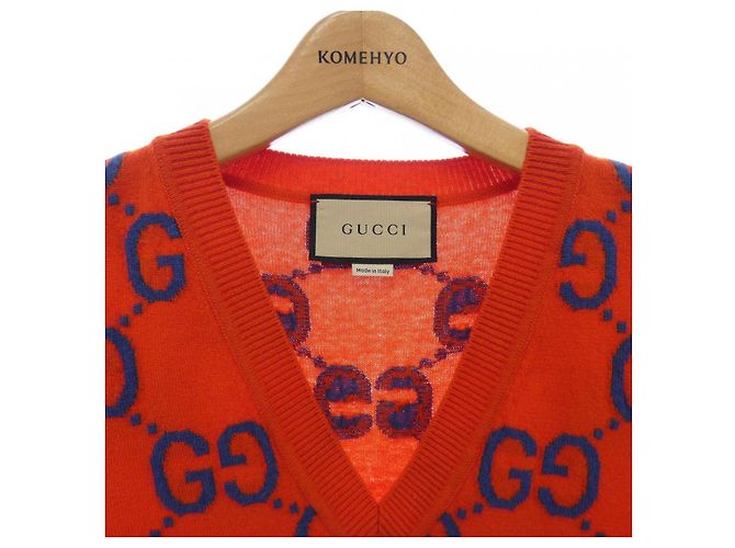 Chaleco de punto Gucci Roja Azul - vista 5