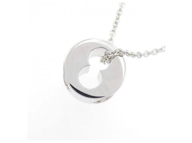 Colar Louis Vuitton Pendentif Empreinte 750 em ouro branco Limited Prata - vista 4