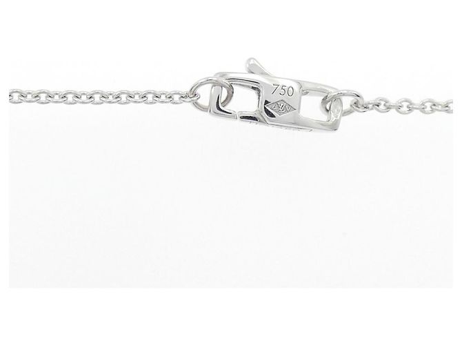Colar Louis Vuitton Pendentif Empreinte 750 em ouro branco Limited Prata - vista 5