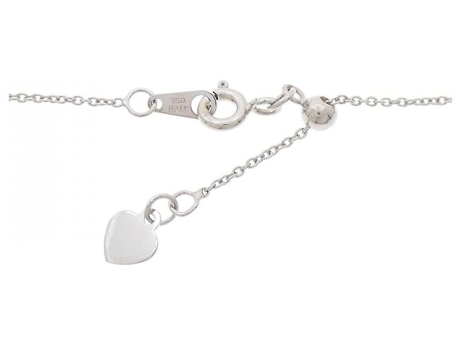 Autre Marque Collana Croce in Alexandrite in Oro Bianco Au750 Argento - vista 5