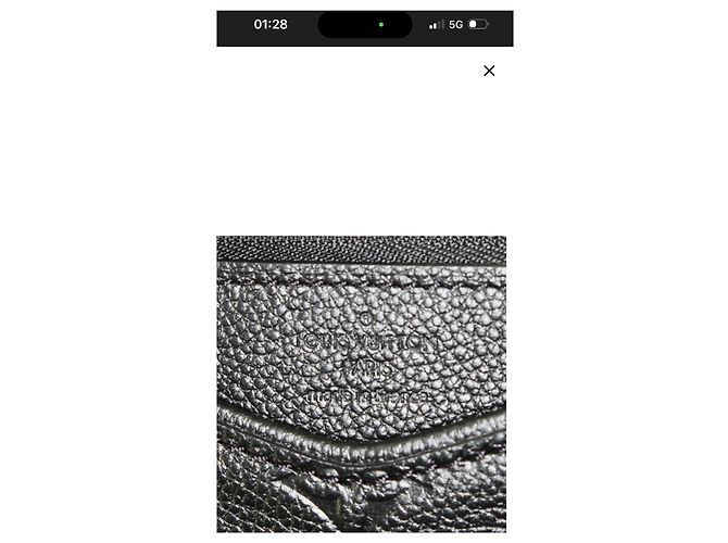 Clutch Louis Vuitton Pallas BB Pelle Monogramma Nera Nero - vista 3