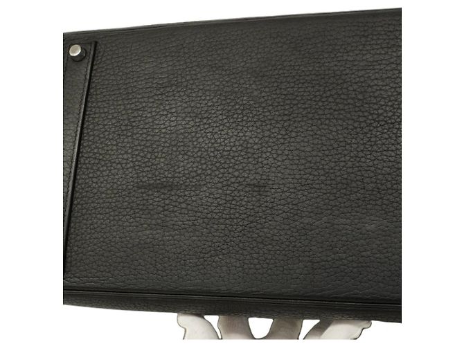 Borsa Hermès Birkin 40 Togo Nera Nero - vista 12