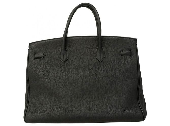 Borsa Hermès Birkin 40 Togo Nera Nero - vista 15