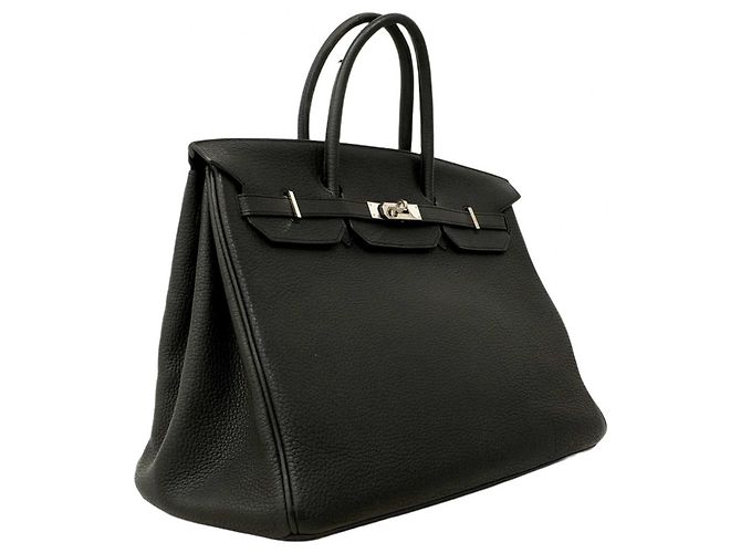 Borsa Hermès Birkin 40 Togo Nera Nero - vista 2