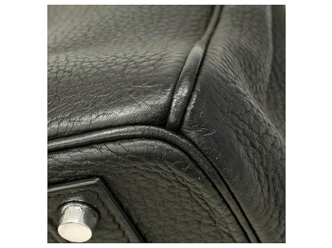 Borsa Hermès Birkin 40 Togo Nera Nero - vista 7