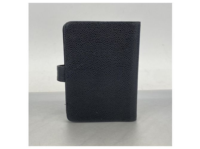 Chanel Black Grained Calfskin Notebook Cover - view 10
