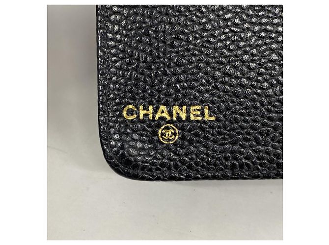Chanel Black Grained Calfskin Notebook Cover - view 4