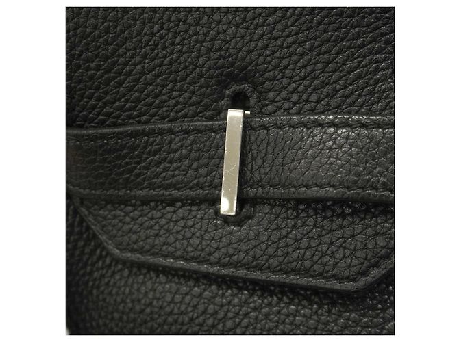 Borsa Tote Hermès Birkin 35 Togo Nera Nero - vista 11
