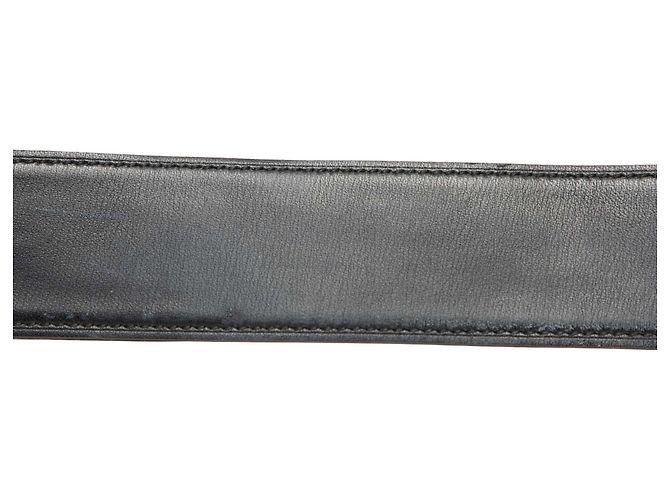 Cintura reversibile Constance H in vitello nero e Togo di Hermès - vista 4