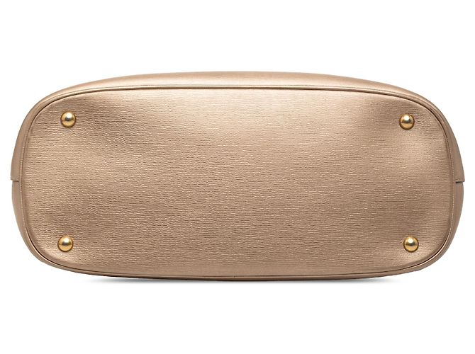 Gucci Gold Leather Bright Bit Tasche Golden - Ansicht 3