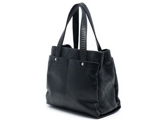 Chanel Schwarze Kaviar Ultimate Executive Tote - Ansicht 2
