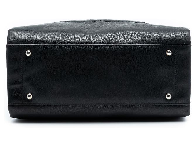 Chanel Schwarze Kaviar Ultimate Executive Tote - Ansicht 3