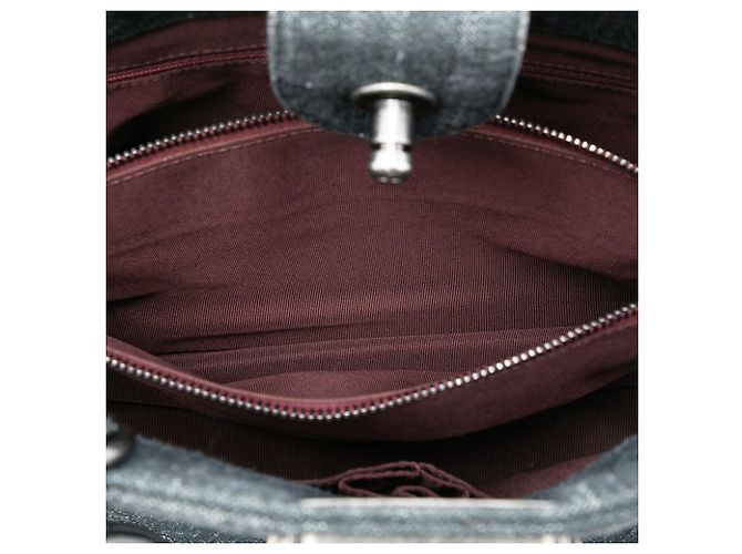 Chanel Blauer gesteppt Denim Boy Einkaufstasche - Ansicht 4