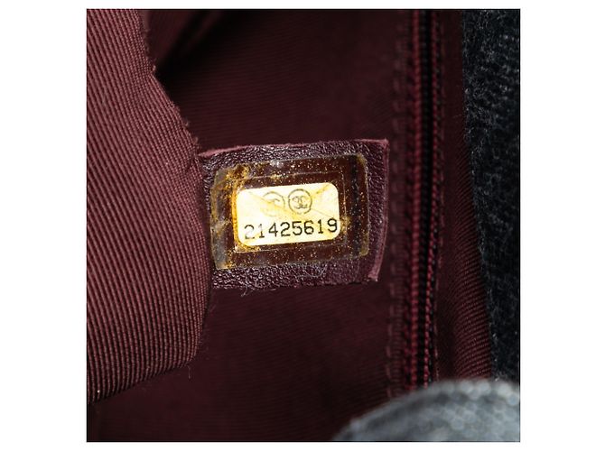 Chanel Blauer gesteppt Denim Boy Einkaufstasche - Ansicht 5
