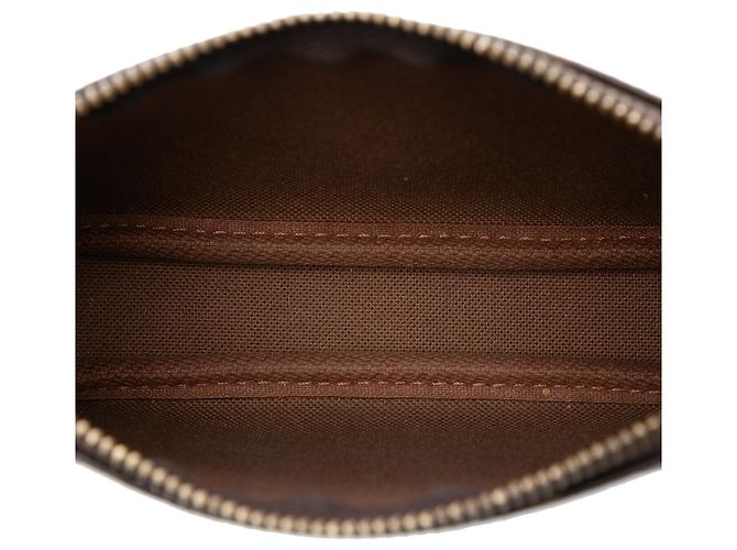 Mini Pochette Accessoires Monogram Marrone Louis Vuitton - vista 4