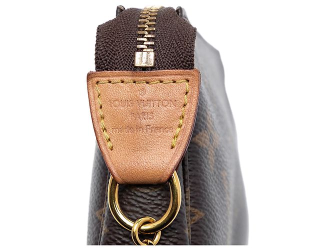 Mini Pochette Accessoires Monogram Marrone Louis Vuitton - vista 5