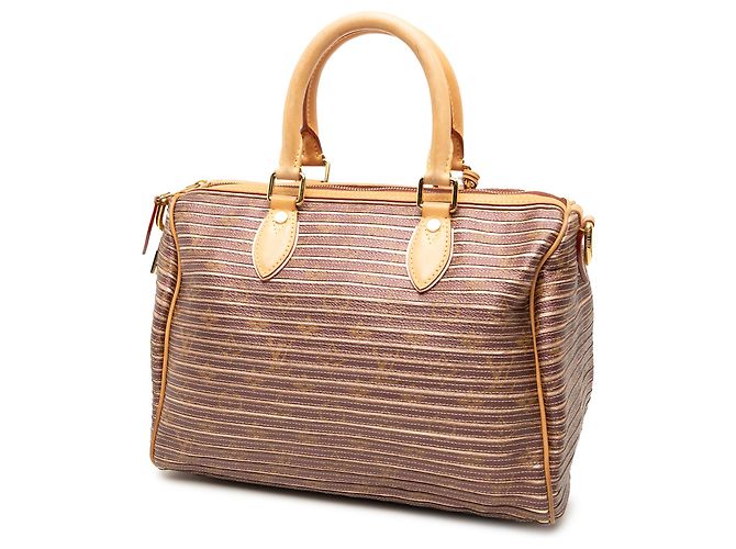 Louis Vuitton Borsa a Tracolla Eden Speedy 30 Monogramma Marrone - vista 2