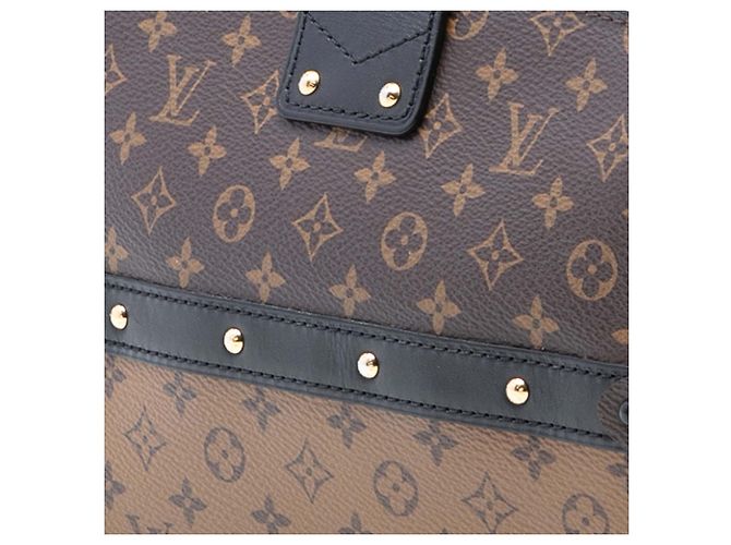 Clutch Trunk Monogramma Inverso Marrone Louis Vuitton - vista 6
