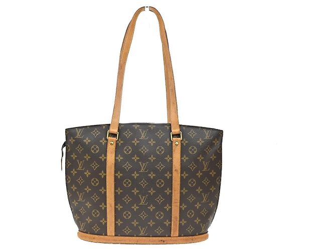 Borsa Babylone in Tela Monogram Louis Vuitton Marrone - vista 2