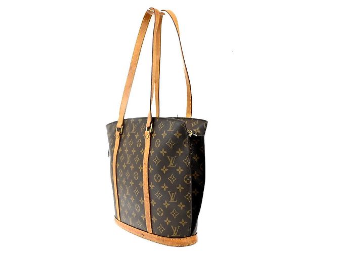 Borsa Babylone in Tela Monogram Louis Vuitton Marrone - vista 4