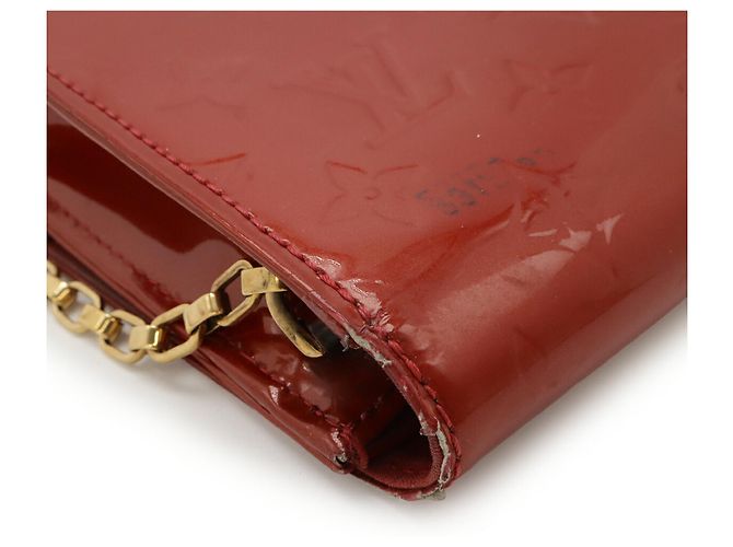 Borsa a tracolla Anna in Monogram Vernis di Louis Vuitton Rosso - vista 4