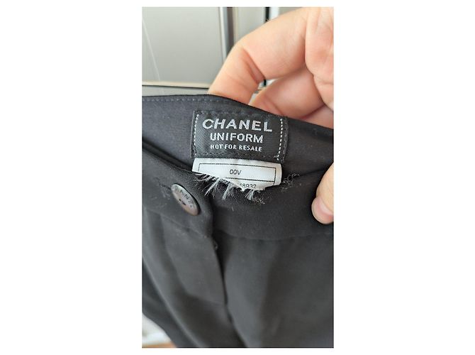Pantalones Uniformes Chanel Negro - vista 5