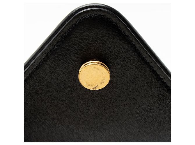 Borsa a spalla piccola in pelle liscia Mount Envelope con catena di Bottega Veneta - vista 10