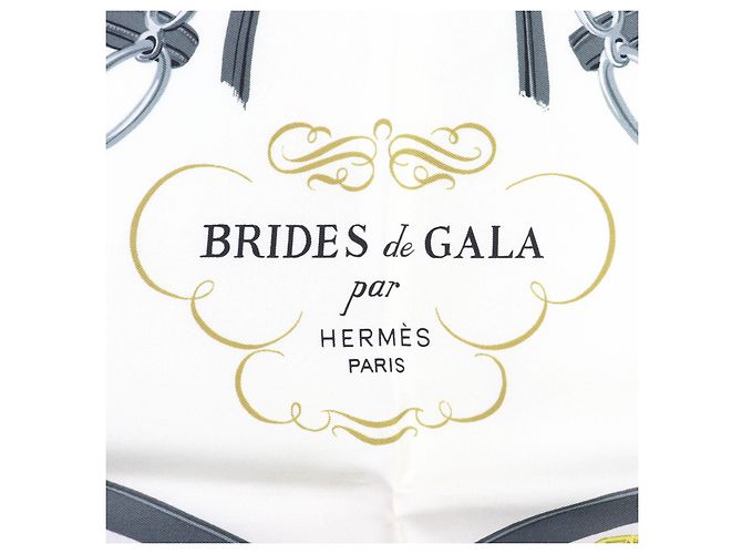 Bufanda de seda Brides de Gala Ceremony de Hermès Azul - vista 6