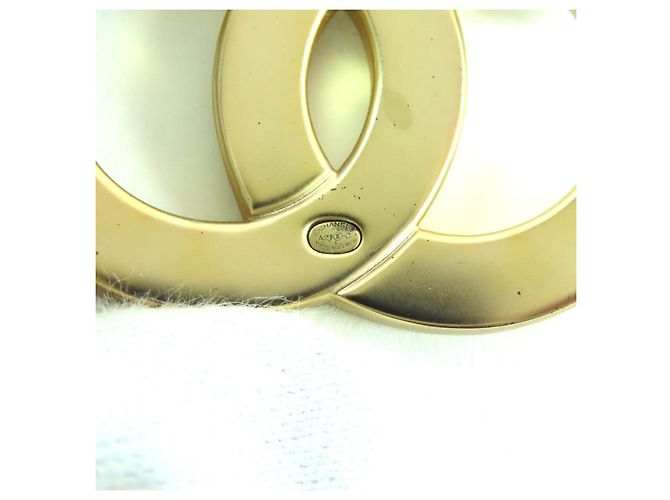 Chanel COCO Mark Brosche Golden Metallisch - Ansicht 6
