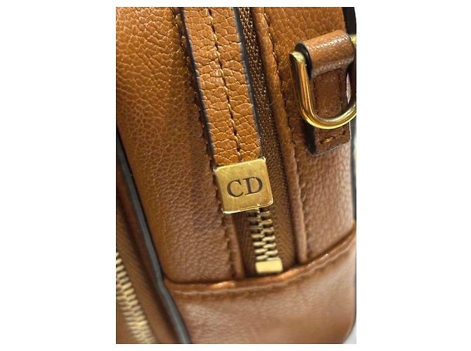 Borsa Dior Saddle in pelle marrone - vista 10
