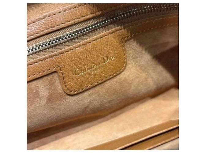 Borsa Dior Saddle in pelle marrone - vista 4