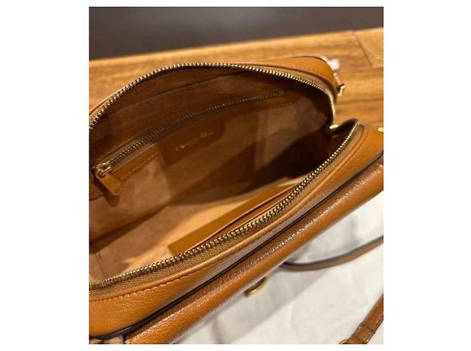 Borsa Dior Saddle in pelle marrone - vista 6