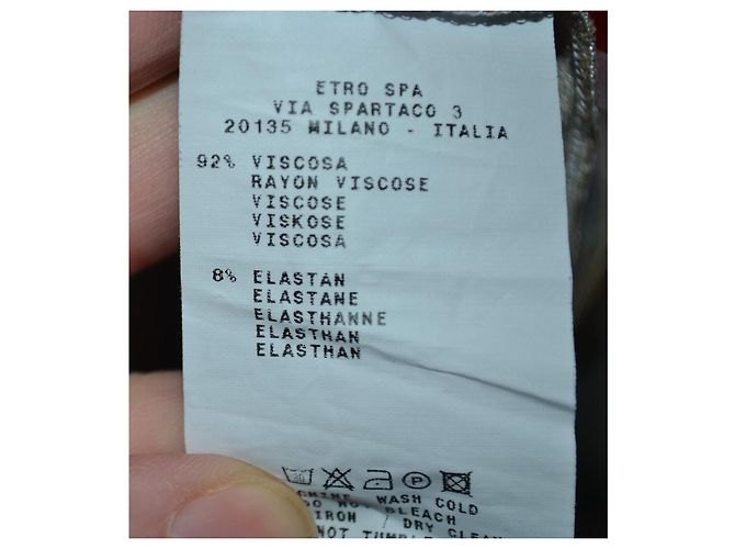 Top Etro con stampa in viscosa Multicolore - vista 6