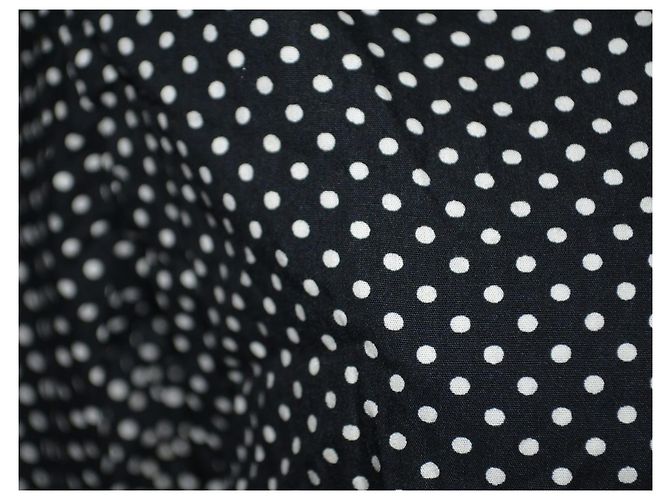 Camicia Givenchy in cotone a pois nero bianco - vista 2