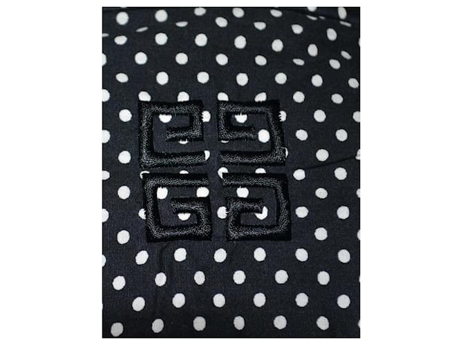 Camicia Givenchy in cotone a pois nero bianco - vista 6