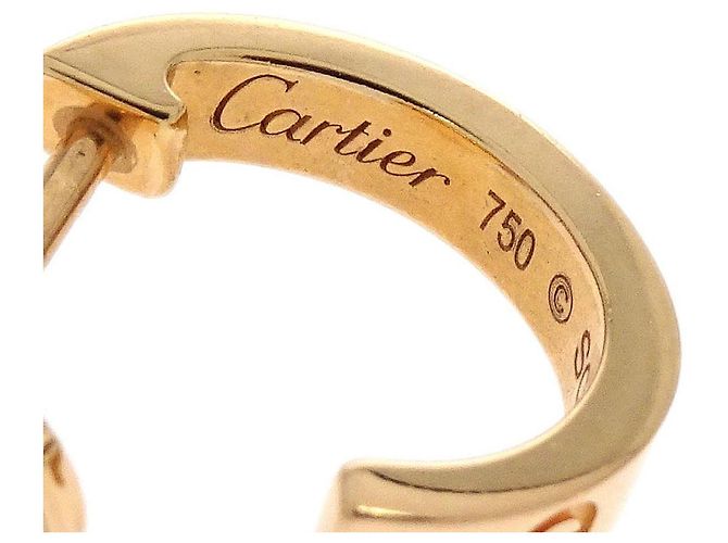 Orecchini Love in oro rosa 18K piccoli di Cartier D'oro - vista 4