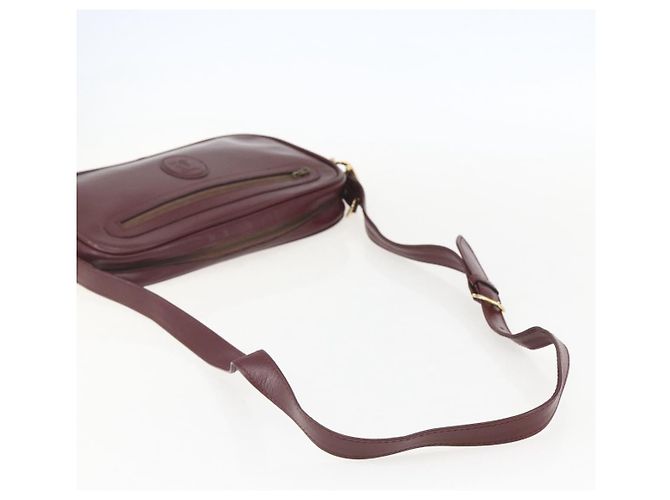 Borsa a Spalla Must de Cartier in Pelle Bordò - vista 7