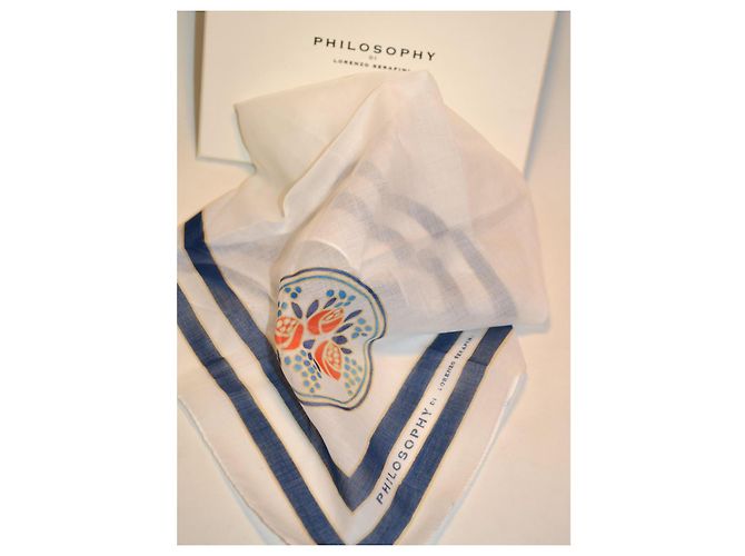 Foulard in cotone Philosophy di Lorenzo Serafini Multicolore - vista 4