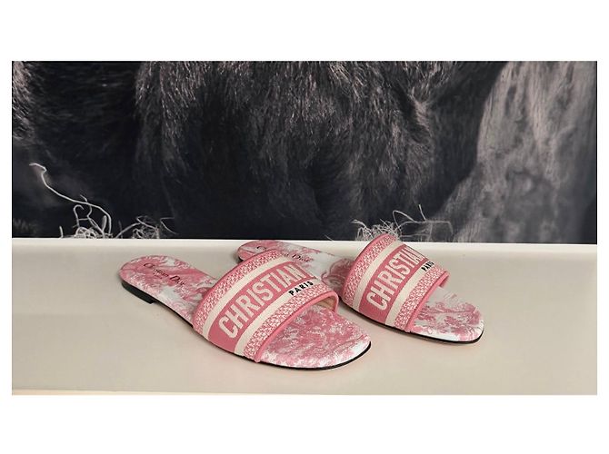 Sandali Dior Dway color rosa - vista 2