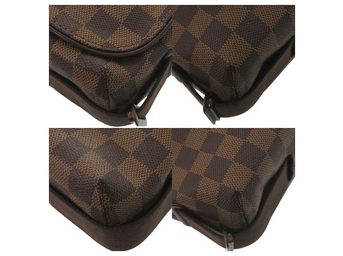 Borsa a Spalla Brooklyn MM Damier Louis Vuitton Marrone Damier ebene - vista 10