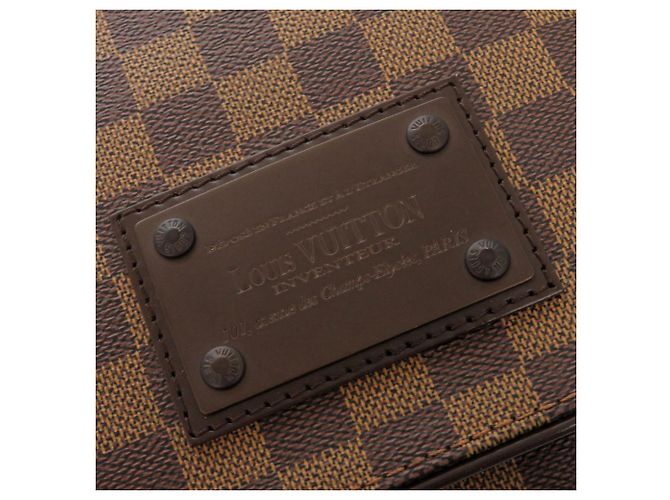 Borsa a Spalla Brooklyn MM Damier Louis Vuitton Marrone Damier ebene - vista 7